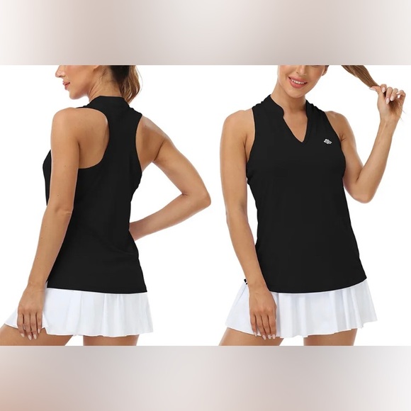 Mofiz Tops - Mofiz Sleeveless Tennis Golf Shirt Lightweight V-neck Tank Top Gym Size XS
